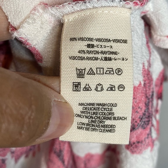 Free People French Quarter Print Cream Combo Wrap Floral Mini Dress Medium - Picture 6 of 11